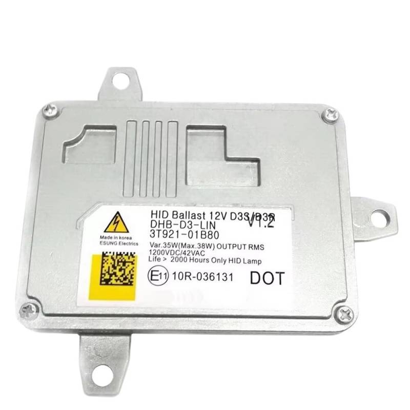 PENGNAQP 3T921-01B80 DHB-D3-LIN 921902W300 Xenon-Scheinwerfer-Steuerantriebscomputer OEM HID-Vorschaltgerät D3S D3R-Modul 1 Stück H-ID Ballast(V1.2 X 1Pcs) von PENGNAQP