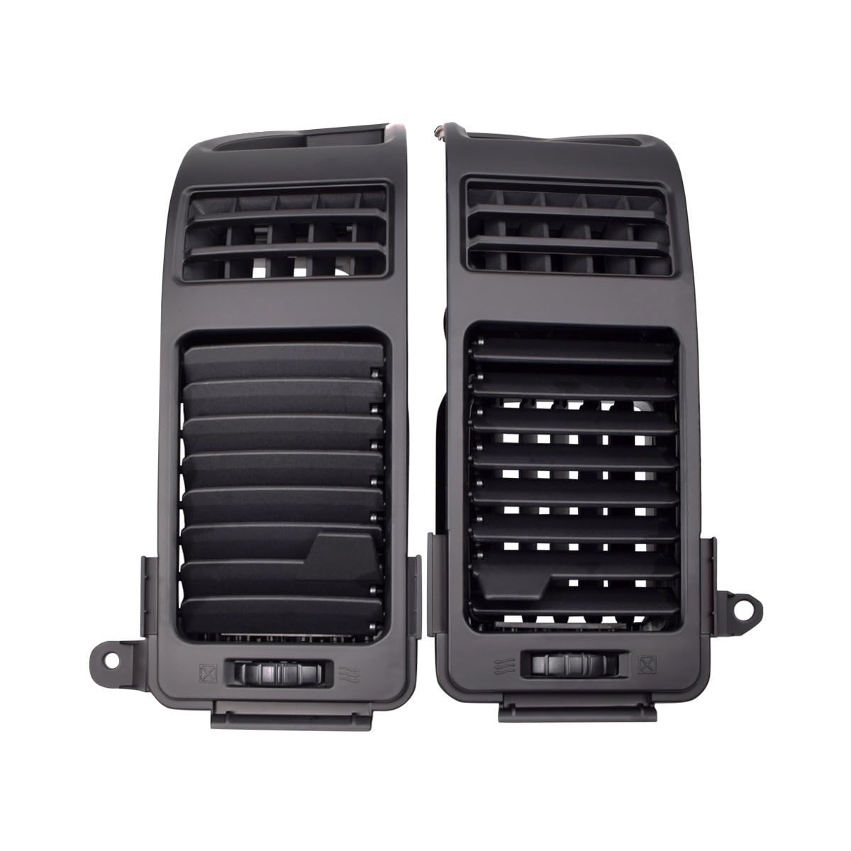 PENGNAQP Auto A/C Entlüftung Kompatibel Mit Nissan Für Titan Für Armada 2004-2012 Outlet Panel Taste Auto Klimaanlage Vent Control 68421-7S000 68420-7S000(One Set-Black) von PENGNAQP