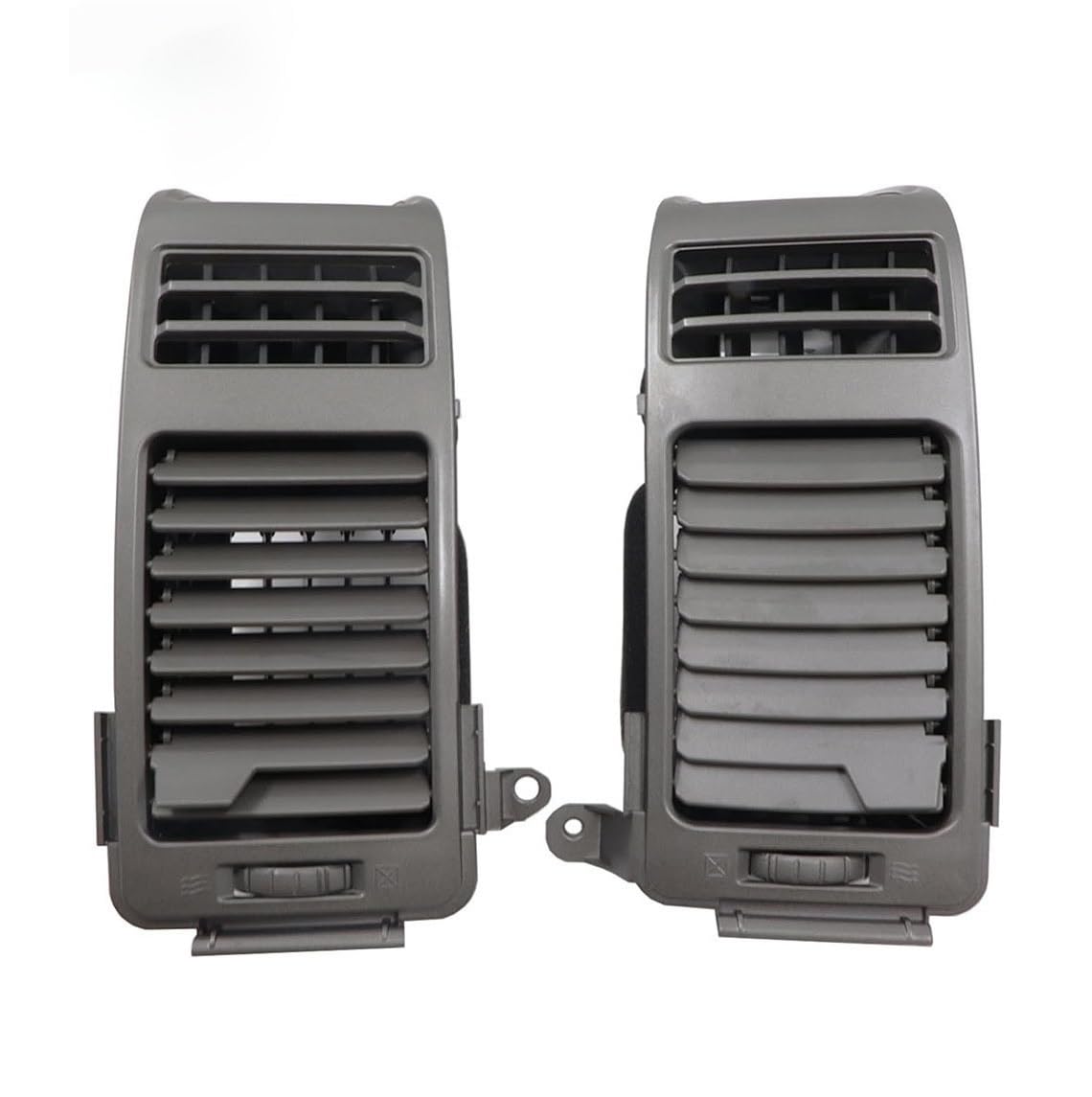 PENGNAQP Auto A/C Entlüftung Kompatibel Mit Nissan Für Titan Für Armada 2004-2012 Outlet Panel Taste Auto Klimaanlage Vent Control 68421-7S000 68420-7S000(One Set-Gray) von PENGNAQP