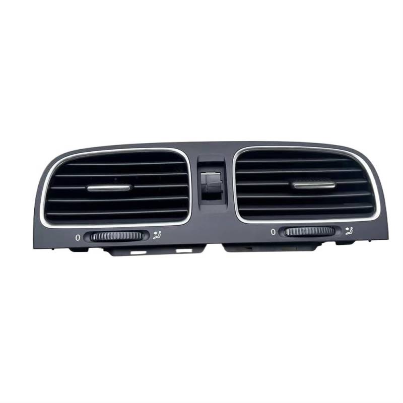 PENGNAQP Auto A/C Entlüftung Kompatibel Mit VW Für Golf MK6 R32 GTI 5K0819728N Schwarzes Chrom Armaturenbrett Mitte AC-Luftauslass 5KD819728 von PENGNAQP