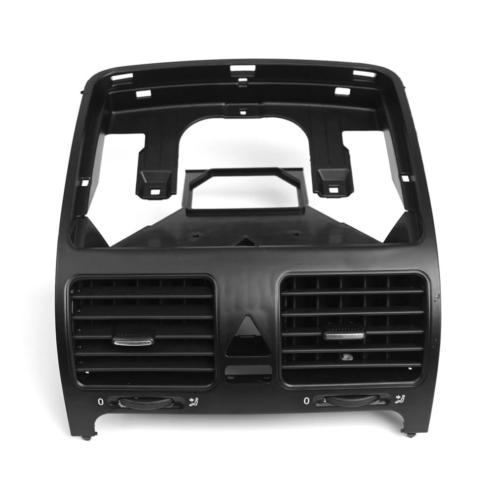 PENGNAQP Auto A/C Entlüftung Kompatibel mit VW für Golf MK5 2004–2009 für GTI MK5 2004–2009 Armaturenbrett-Mitte-Entlüftungsgitter-Baugruppe Ersatz von PENGNAQP