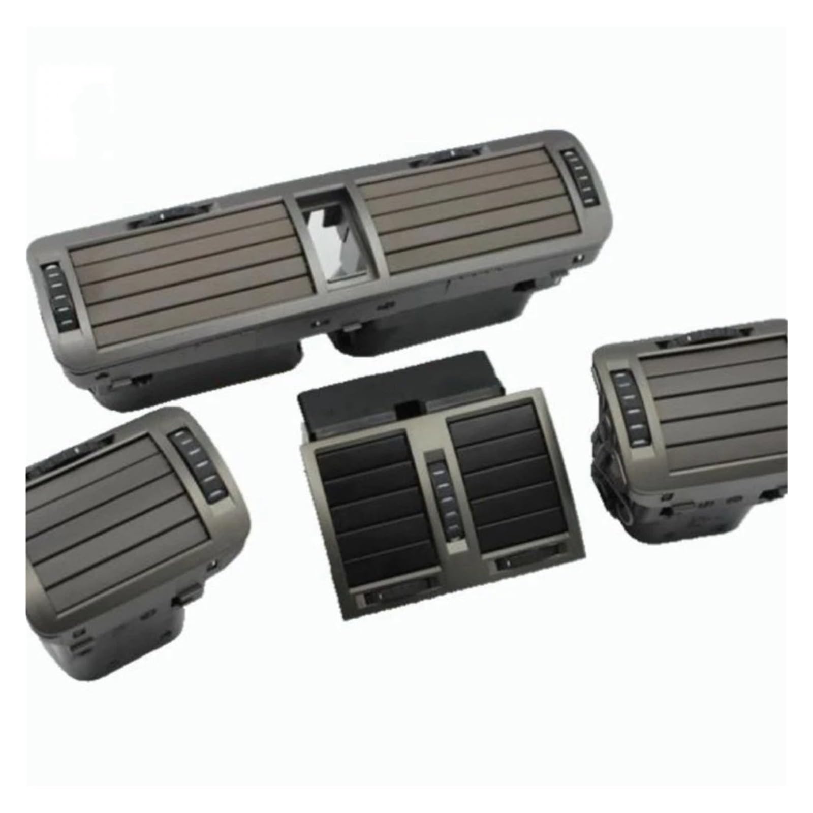 PENGNAQP Auto A/C Entlüftung Kompatibel mit VW für Passat B3 B5 Auto Central Air Vent Outlet AC Vents Front Dashboard Links Rechts 3B0819728 3B0819704D 3B0819703D(A Set 4 pcs B) von PENGNAQP