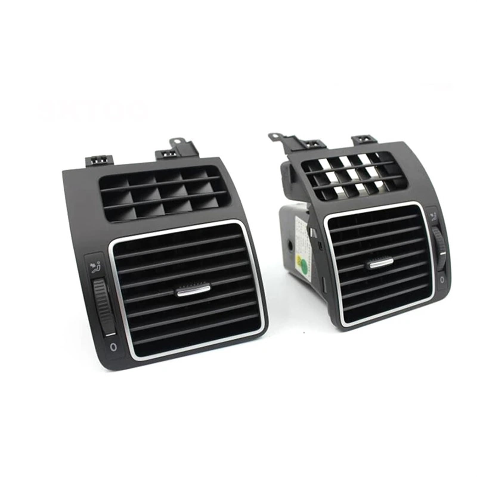 PENGNAQP Auto A/C Entlüftung Kompatibel mit VW für T&Ouran für Caddy 2005–2015, Auto-Klimaanlage, hintere Entlüftung, A/C-Auslassgitter, Reparatur, ersetzen Sie 1T0819704A 1TD819203(Pair Left Right) von PENGNAQP