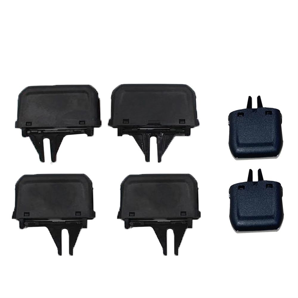 PENGNAQP Auto A/C Entlüftung Kompatibel mit VW für Tiguan AD 2 MK2 2017 2018 2019 2020 2021 2022 Armaturenbrett AC Air Vent Outlet Grill Tab Einstellclip Konb(6PCS-1Set) von PENGNAQP