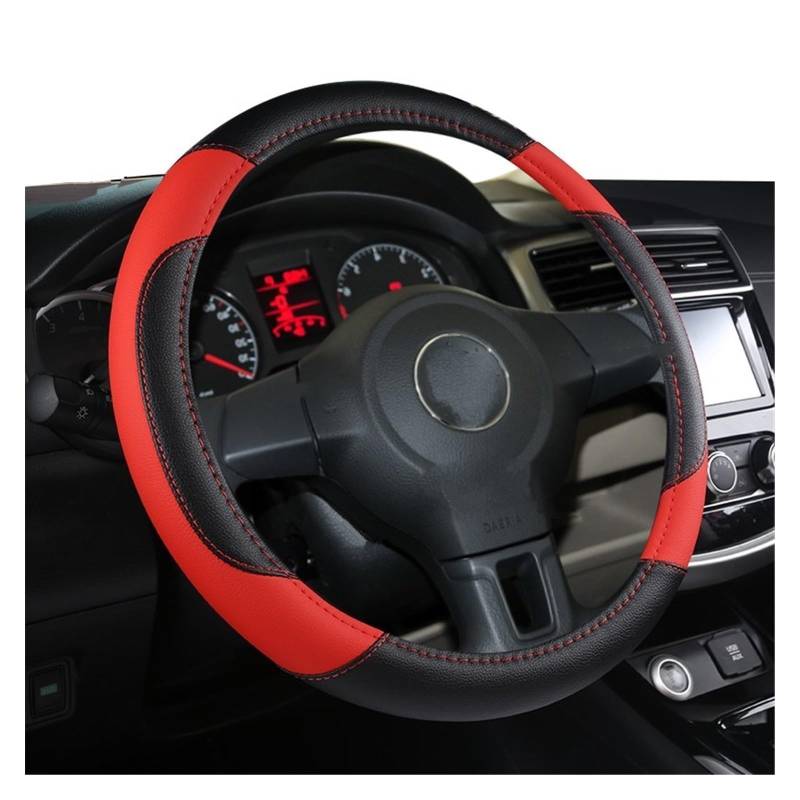 PENGNAQP Auto Styling Lenkrad Abdeckung PU 37-38CM Autos Rad Abdeckungen Anti Slip Atmungsaktive Universal Auto Innen Zubehör Interieur-Zubehör(1) von PENGNAQP