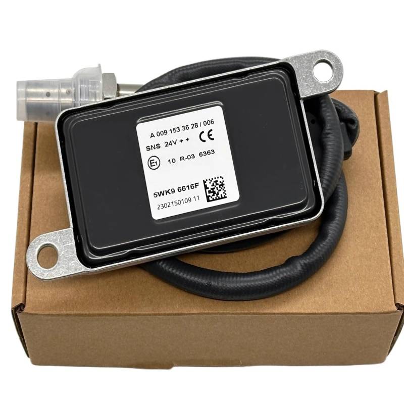 PENGNAQP Kfz-NOx-Sensor Kompatibel mit Benz für Actros für Atego LKW Euro 4 5 6 24 V A0091533628 Nox-Sensor 0061537328 0091533628 5WK96616D 5WK96616F 5WK96616E von PENGNAQP