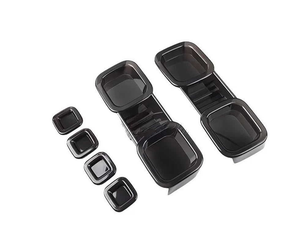 PENGNAQP Kompatibel Mit Land Für Rover Für Defender 90 110 2020–2024 Schwarze Rücklichtabdeckung Hinterer Reflektor Nebelscheinwerfer Innenleisten Zubehör Interieur-Zubehör(6Pcs for a Set) von PENGNAQP