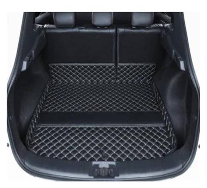 PENGNAQP Kompatibel Mit Nissan Für Qashqai J10 2007–2011 Kofferraummatten Tablett Cargo-Liner Schutzteppiche Kofferraummatte(Black White 1pcs) von PENGNAQP