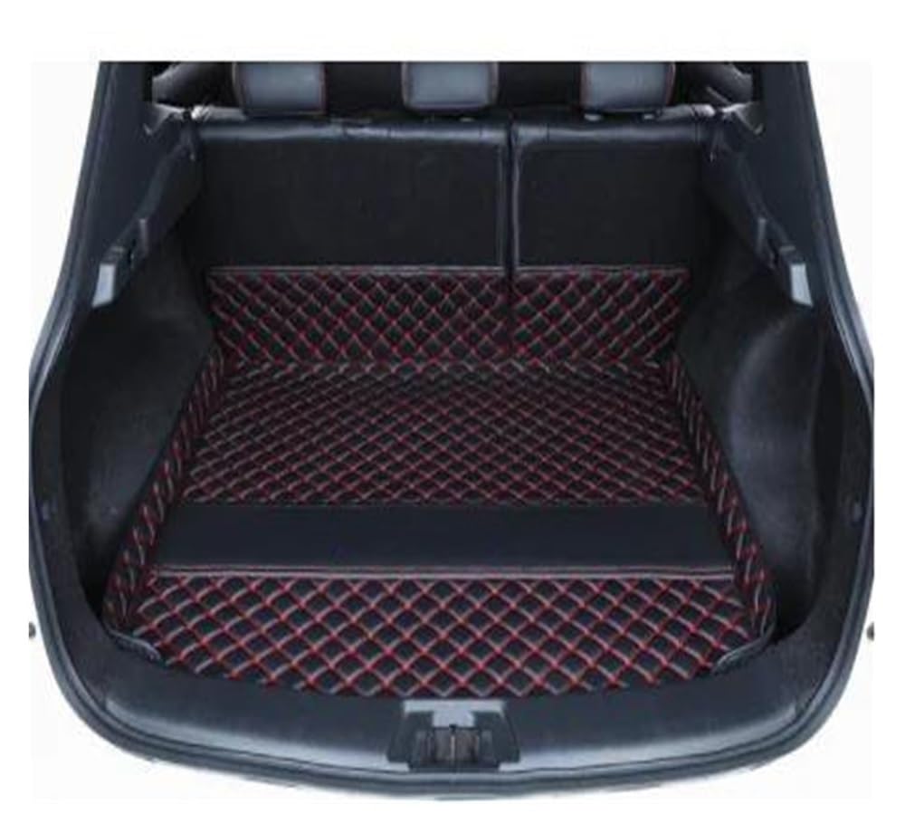 PENGNAQP Kompatibel Mit Nissan Für Qashqai J10 2007–2011 Kofferraummatten Tablett Cargo-Liner Schutzteppiche Kofferraummatte(Black red 1pcs) von PENGNAQP