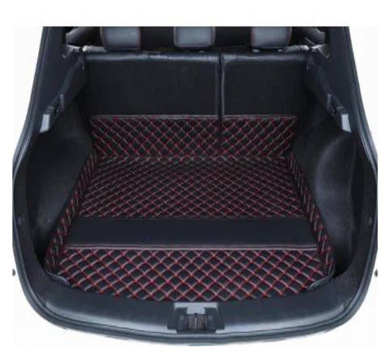 PENGNAQP Kompatibel Mit Nissan Für Qashqai J10 2007–2011 Kofferraummatten Tablett Cargo-Liner Schutzteppiche Kofferraummatte(Black red 1pcs) von PENGNAQP