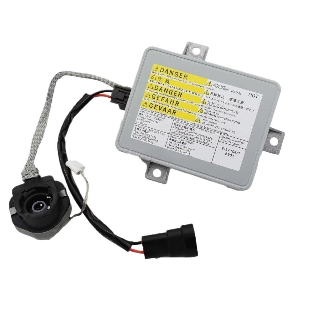 PENGNAQP Kompatibel Mit S2000 Für CR-Z Xenon H-ID Scheinwerfer Zünder Inverter Control Ballast Zünder X6T02981 X6T02971 W3T11371 W3T10471 H-ID Ballast(1X Ballast 2pcs Wire) von PENGNAQP