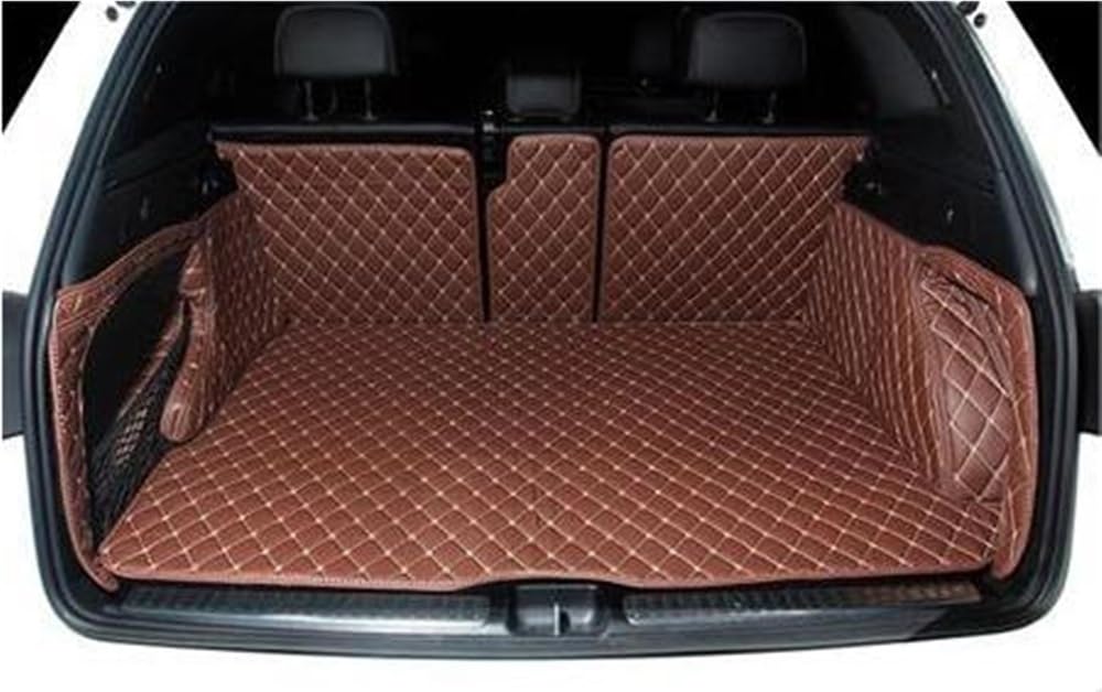 PENGNAQP Kompatibel mit Benz für GLC 200 220d 250 300 Coupe 2015–2021 Kofferraumteppiche Cargo-Liner-Matte spezielle Kofferraummatten Kofferraummatte(Coffee) von PENGNAQP