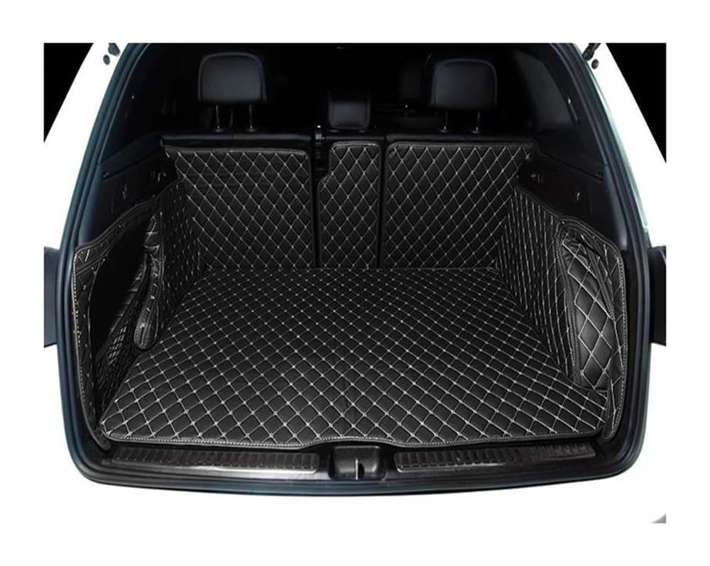 PENGNAQP Kompatibel mit Benz für GLC 200 220d 250 300 Coupé 2015-2021 Spezielle Kofferraummatten Kofferraumteppiche Cargo Liner Mat Kofferraummatte(Black beige) von PENGNAQP