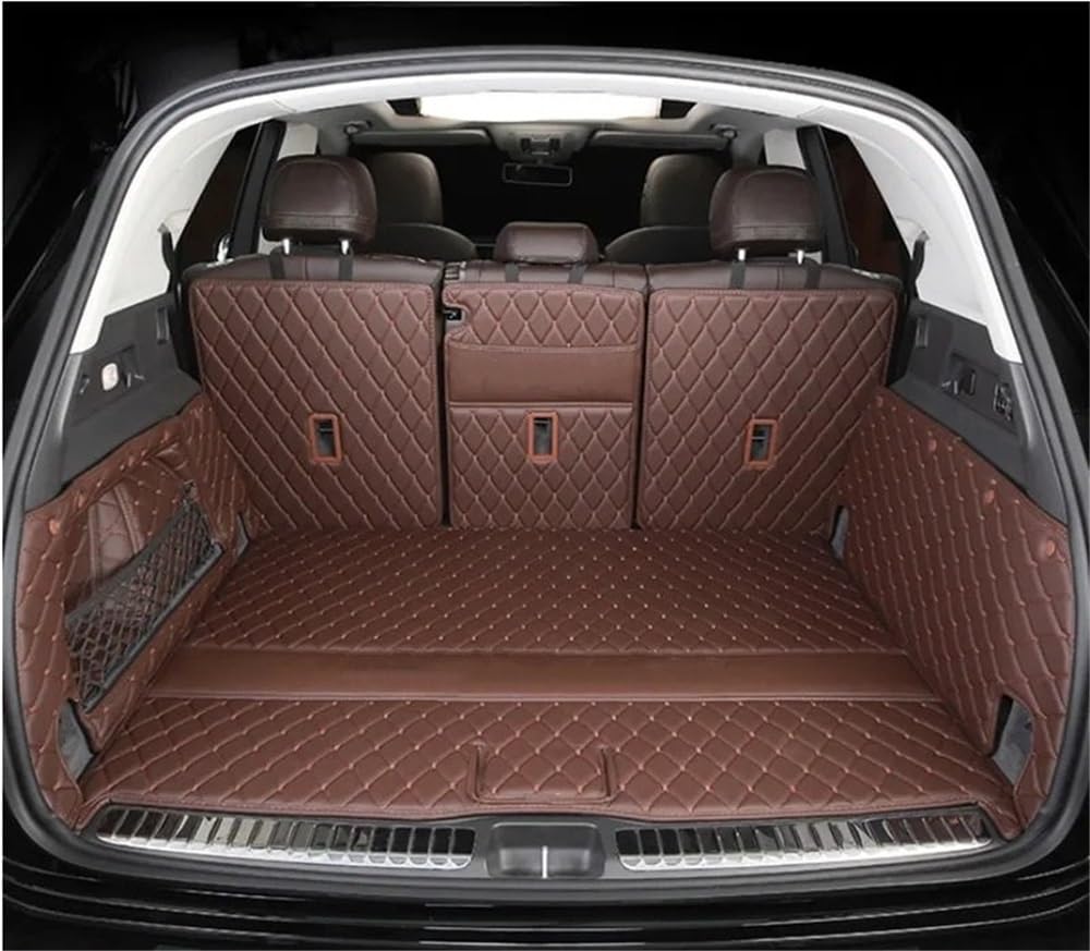 PENGNAQP Kompatibel mit Benz für GLE 400 D Coupe C167 2020–2024 individuelle Kofferraummatten Kofferraumteppiche Cargo-Liner-Abdeckung Kofferraummatte(Brown) von PENGNAQP