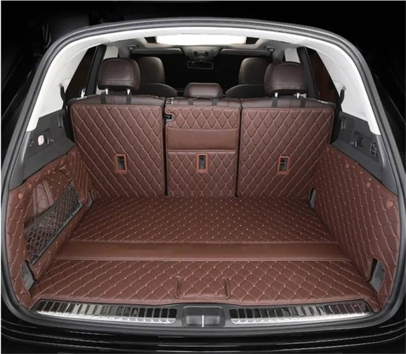 PENGNAQP Kompatibel mit Benz für GLE 400 D Coupe C167 2020–2024 individuelle Kofferraummatten Kofferraumteppiche Cargo-Liner-Abdeckung Kofferraummatte(Brown) von PENGNAQP