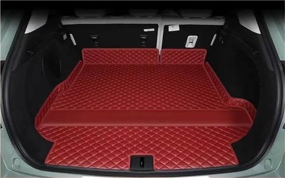 PENGNAQP Kompatibel mit Chery für Exeed RX 2023 benutzerdefinierte Kofferraummatten PU Cargo Liner Kofferraumteppiche Autozubehör Innenraum Kofferraummatte(Main pad Red) von PENGNAQP