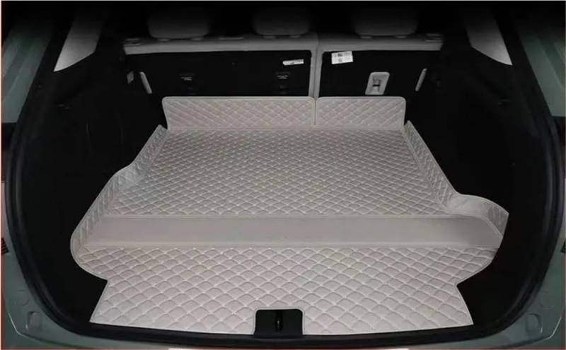 PENGNAQP Kompatibel mit Chery für Exeed RX 2023 benutzerdefinierte Kofferraummatten PU Cargo Liner Kofferraumteppiche Autozubehör Innenraum Kofferraummatte(Main pad White) von PENGNAQP