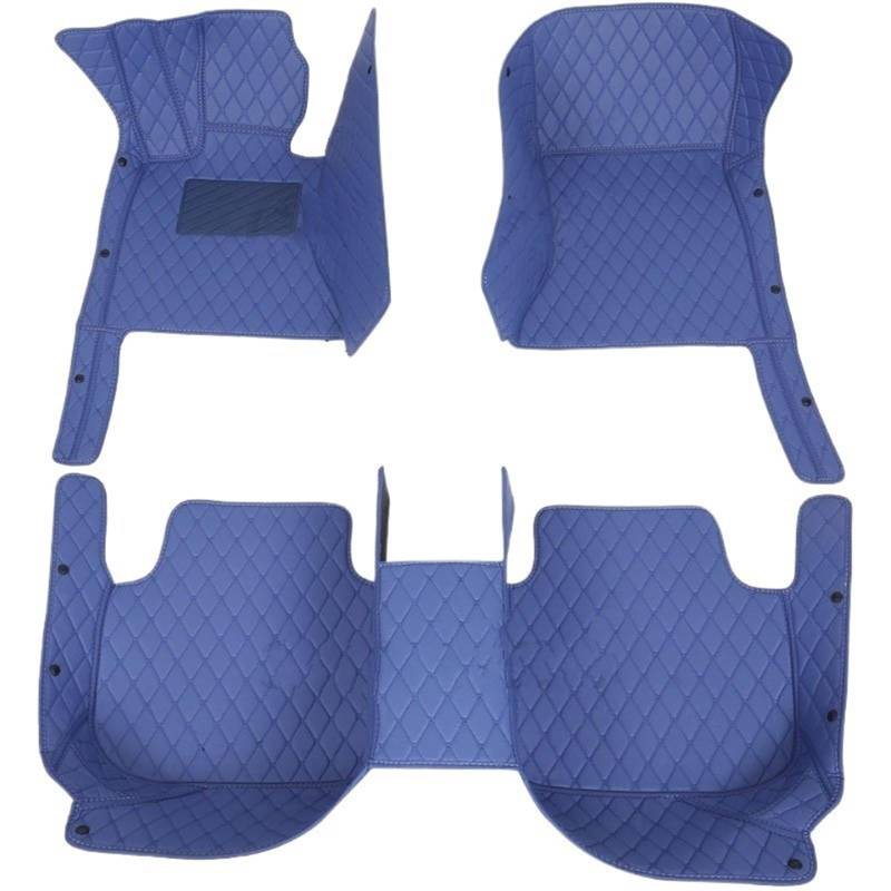 PENGNAQP Kompatibel mit Ford für KA 2008-2015 maßgeschneiderte PU-Auto-Fußmatten Teppiche Fußpolster Zubehör(Price for 5 seats-05) von PENGNAQP