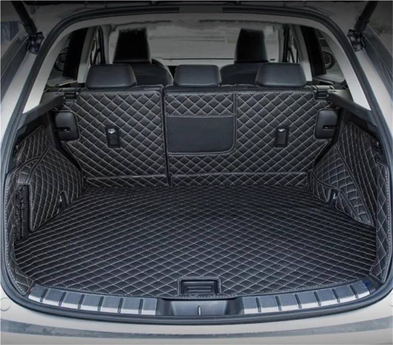 PENGNAQP Kompatibel mit Lexus für NX 250 2022 2023 spezielle Kofferraummatten Kofferraumteppiche Cargo-Liner Gepäckabdeckung Kofferraummatte(Black with beige) von PENGNAQP