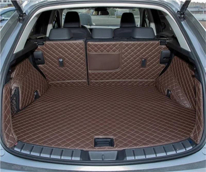 PENGNAQP Kompatibel mit Lexus für NX 450h 2022 2023 Spezial-Kofferraummatten Kofferraumteppiche Cargo-Liner-Abdeckung Kofferraummatte(Coffee) von PENGNAQP