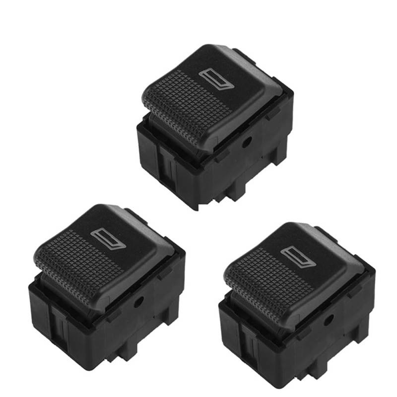 PENGNAQP Kompatibel mit VW für Polo Hatcback 6N2 1999 2000 2001 6X0959855B elektrischer Fensterheber-Einzelschalter Autofensterschalter(3pcs) von PENGNAQP