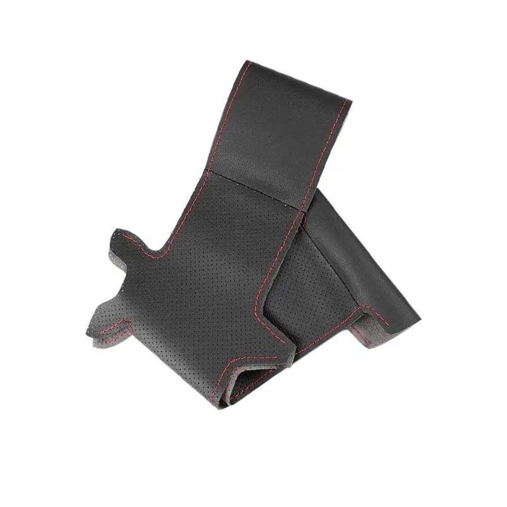 PENGNAQP Kompatibel mit VW für Touran für Caddy 2006–2010 für Sagitar für EOS Auto-Lenkrad-PU-Abdeckungsgeflechte Interieur-Zubehör(Red line) von PENGNAQP