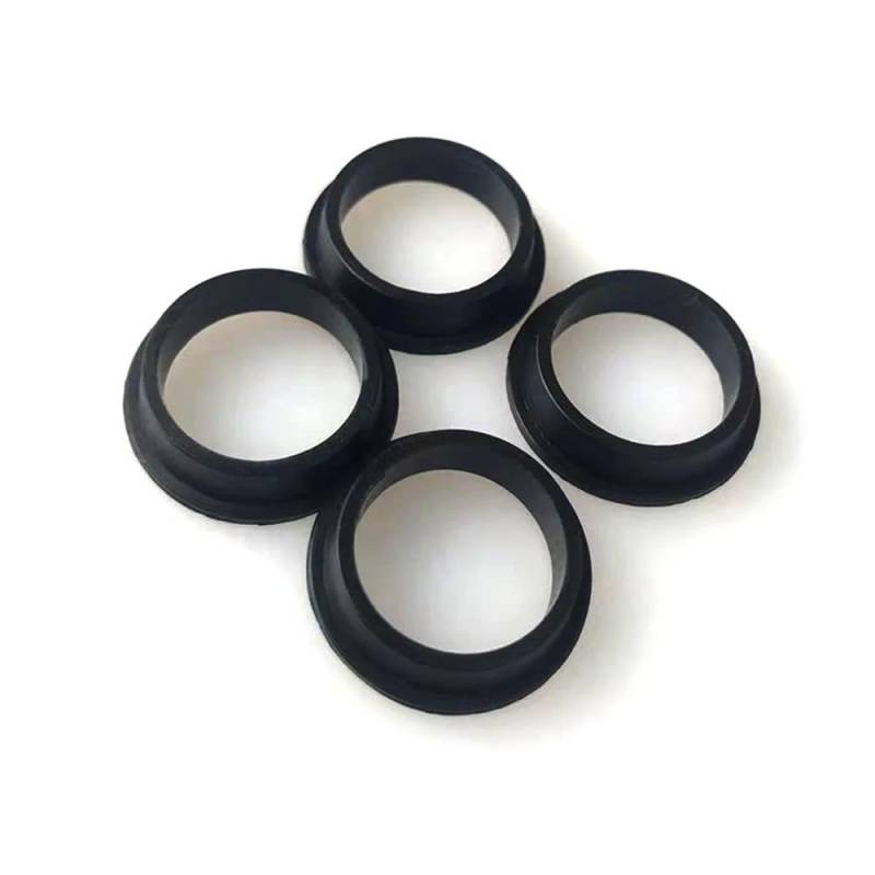 PENGNAQP PDC Abstandssensor 6505692AA A2215420051 5J0919131 PDC Parksensor O-Ring 4 Stück Schwarz Weiß(4pcs Black) von PENGNAQP