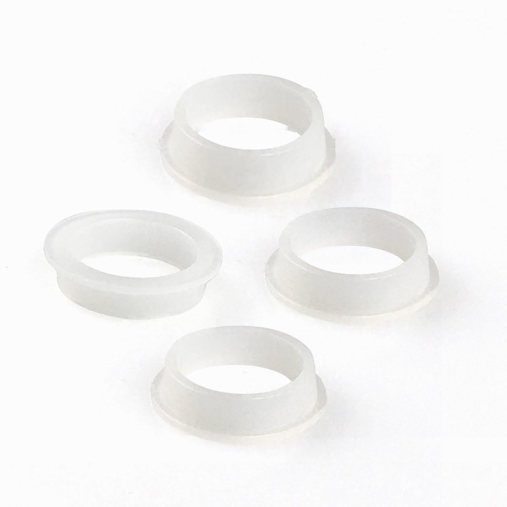 PENGNAQP PDC Abstandssensor 6505692AA A2215420051 5J0919131 PDC Parksensor O-Ring 4 Stück Schwarz Weiß(4pcs White) von PENGNAQP