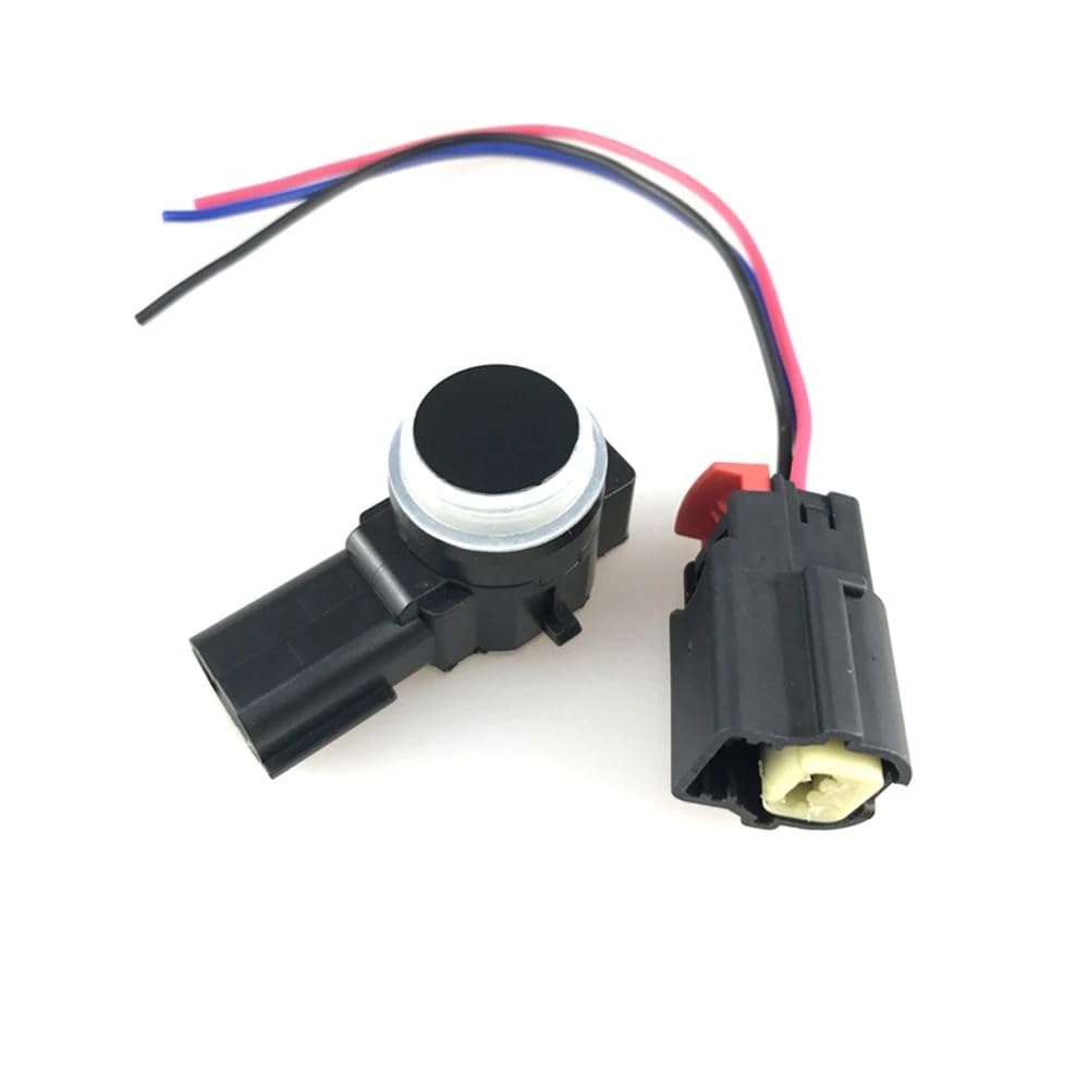 PENGNAQP PDC Abstandssensor Kompatibel mit Ford Für Fiesta EG C2 C3 MCA Für Ecosport 22998458 1UT50RXFAA 1TK84TZZAA PDC Parkplatz Sensor Stecker Halterung Halter(1Set Sensor) von PENGNAQP