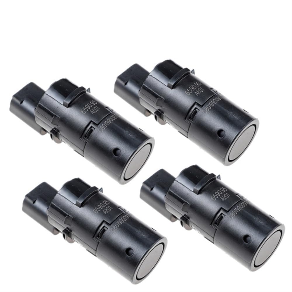 PENGNAQP PDC Abstandssensor Kompatibel mit Laguna II 2001-2008 PDC Parksensor Rückfahrradar Sensor 659095(4 PCS) von PENGNAQP