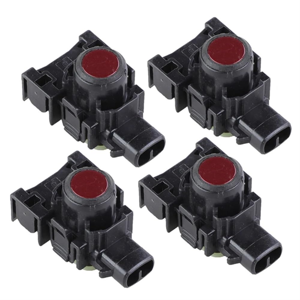 PENGNAQP PDC Abstandssensor Kompatibel mit Subaru für Forester 2019-2021 PDC Parksensor Autozubehör 87621-SJ000 87621SJ000(4 pcs-red) von PENGNAQP