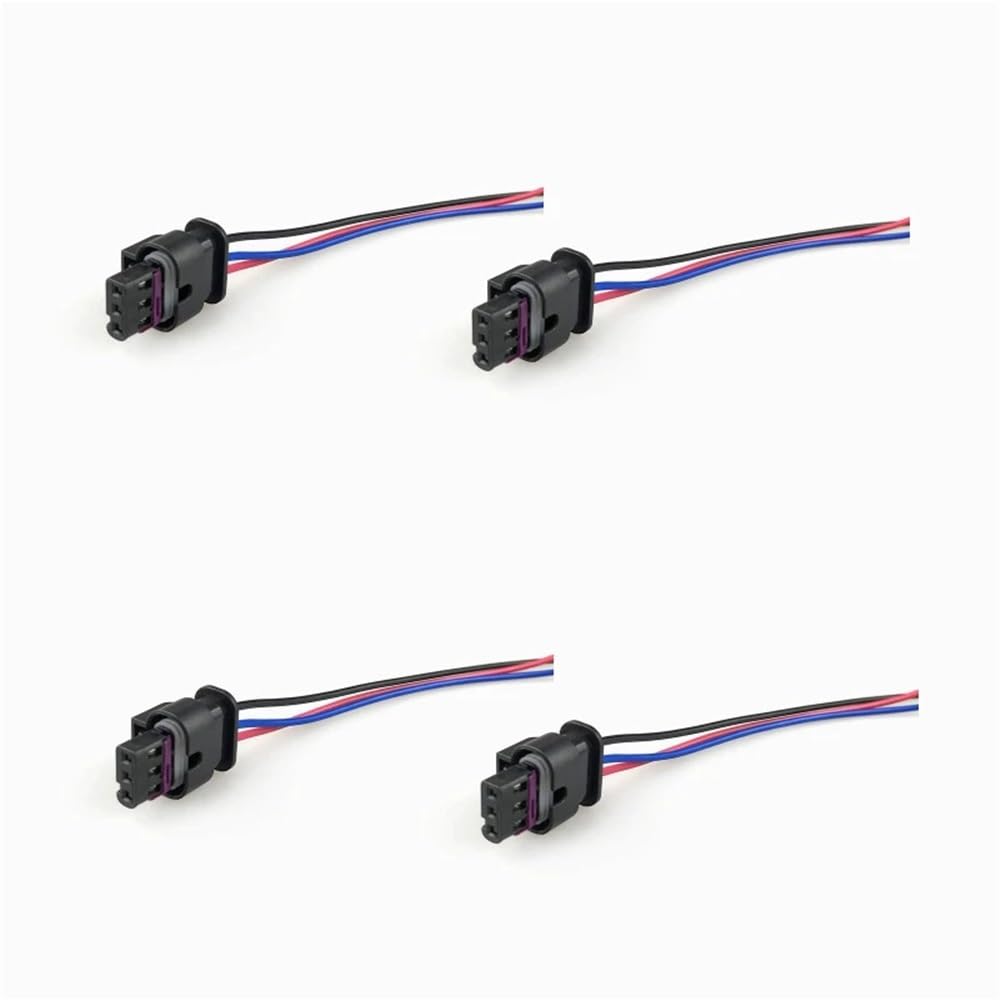 PENGNAQP PDC Abstandssensor Kompatibel mit X1 X3 X4 X5 X6 F48 F25 F26 F15 F16 F85 F86 5Q0919275B PDC-Parksensor-Anschlusshalterung(4pcs Connector) von PENGNAQP