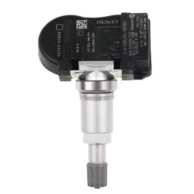 PENGNAQP Sensor für Reifendruck Kompatibel mit Kia für NIRO 2017 2018 2019 2020 2021 Reifendrucksensor 52933D9100 52933-D9100(1pcs) von PENGNAQP