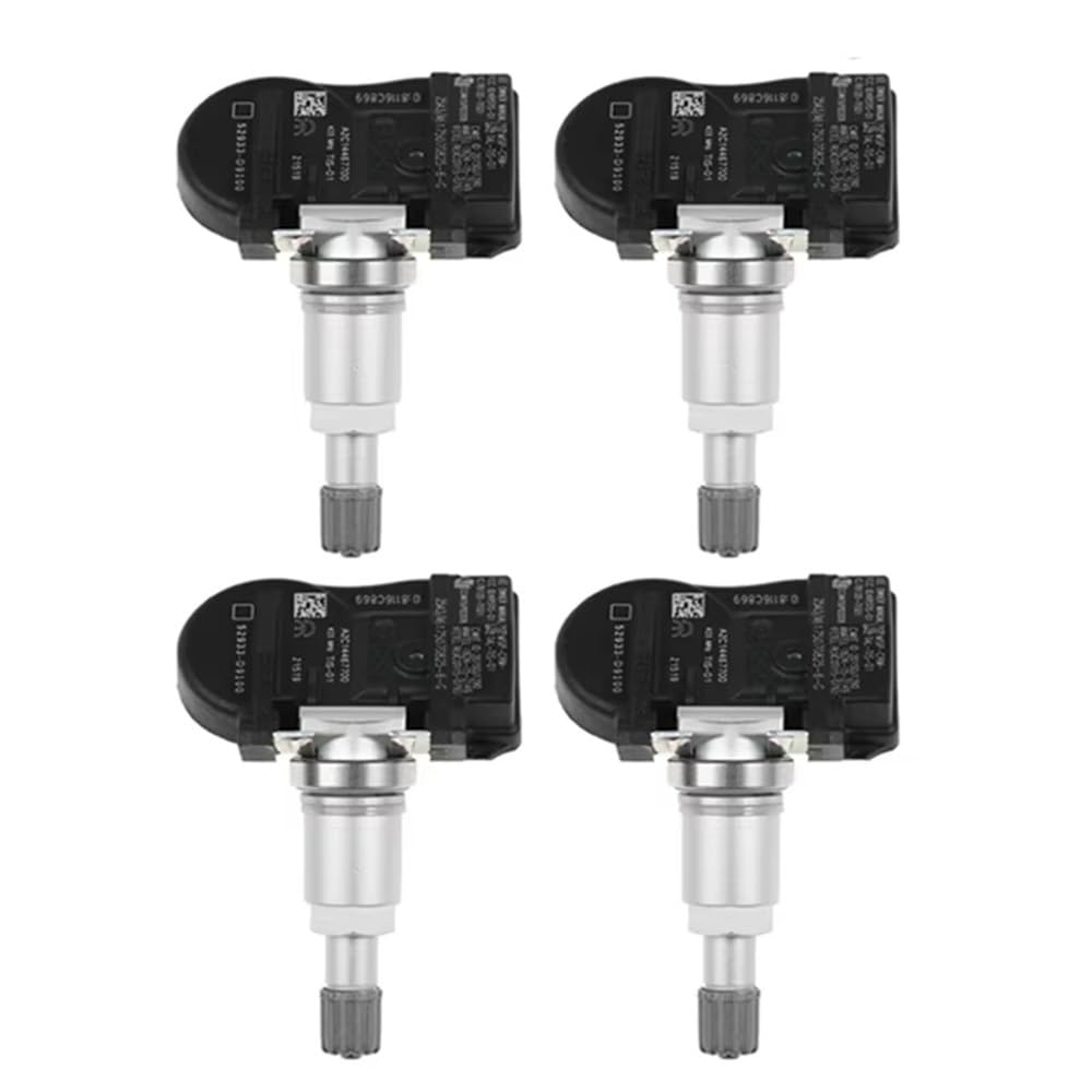 PENGNAQP Sensor für Reifendruck Kompatibel mit Kia für NIRO 2017 2018 2019 2020 2021 Reifendrucksensor 52933D9100 52933-D9100(4pcs) von PENGNAQP