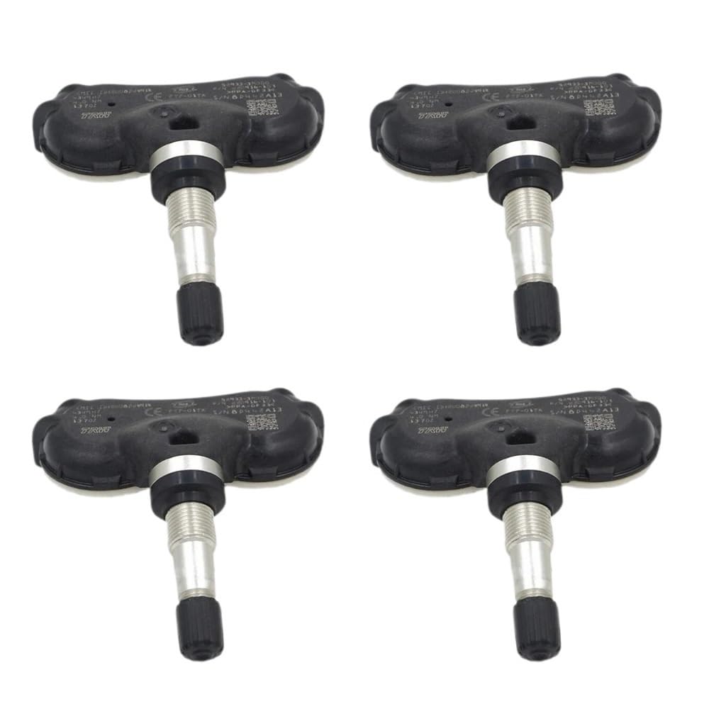 PENGNAQP Sensor für Reifendruck Kompatibel mit Kia für Rio 2006 2007 2008 2009 2010 2011 Auto TPMS Reifendrucksensor 52933-2F000(4pcs) von PENGNAQP