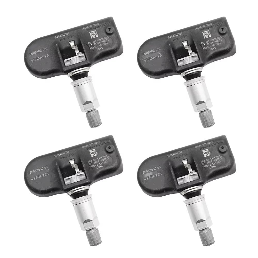 PENGNAQP Sensor für Reifendruck Kompatibel mit Mitsubishi für Lancer 2008 2009 2010 TPMS Reifendrucksensor 56053030AC(4PCS) von PENGNAQP