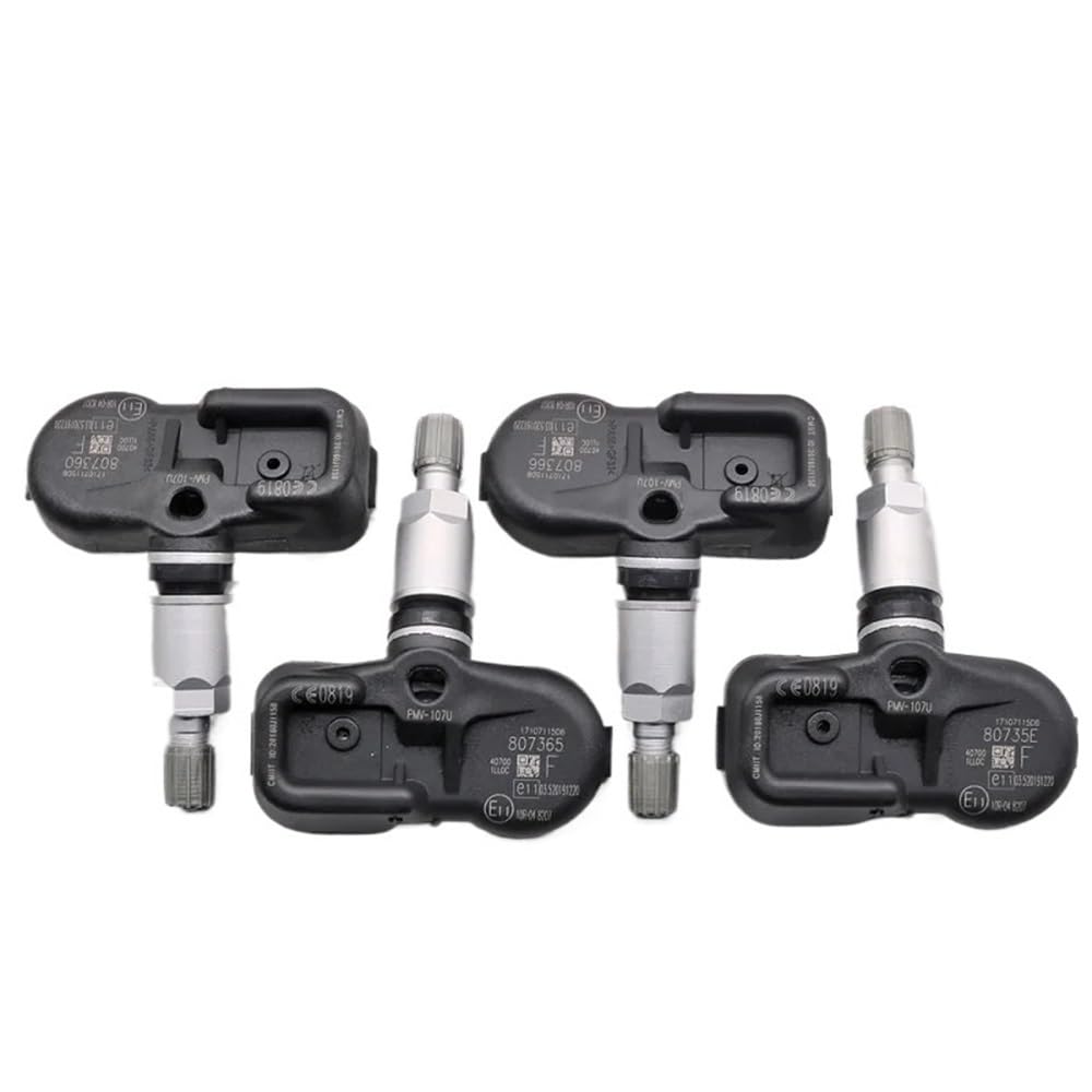 PENGNAQP Sensor für Reifendruck Kompatibel mit Nissan für MICRA 2013 2014 TPMS Reifendrucksensor Autozubehör 40700-1LL0C PMV-107U(4pcs) von PENGNAQP