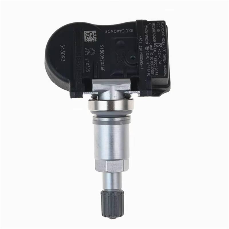 PENGNAQP Sensor für Reifendruck Kompatibel mit Peugeot für 207 2006 2007 2008 2009 2010 2011 2012 2013 TPMS Reifendrucksensor 543093 5430T4 9656822980 9634866180(1pcs) von PENGNAQP