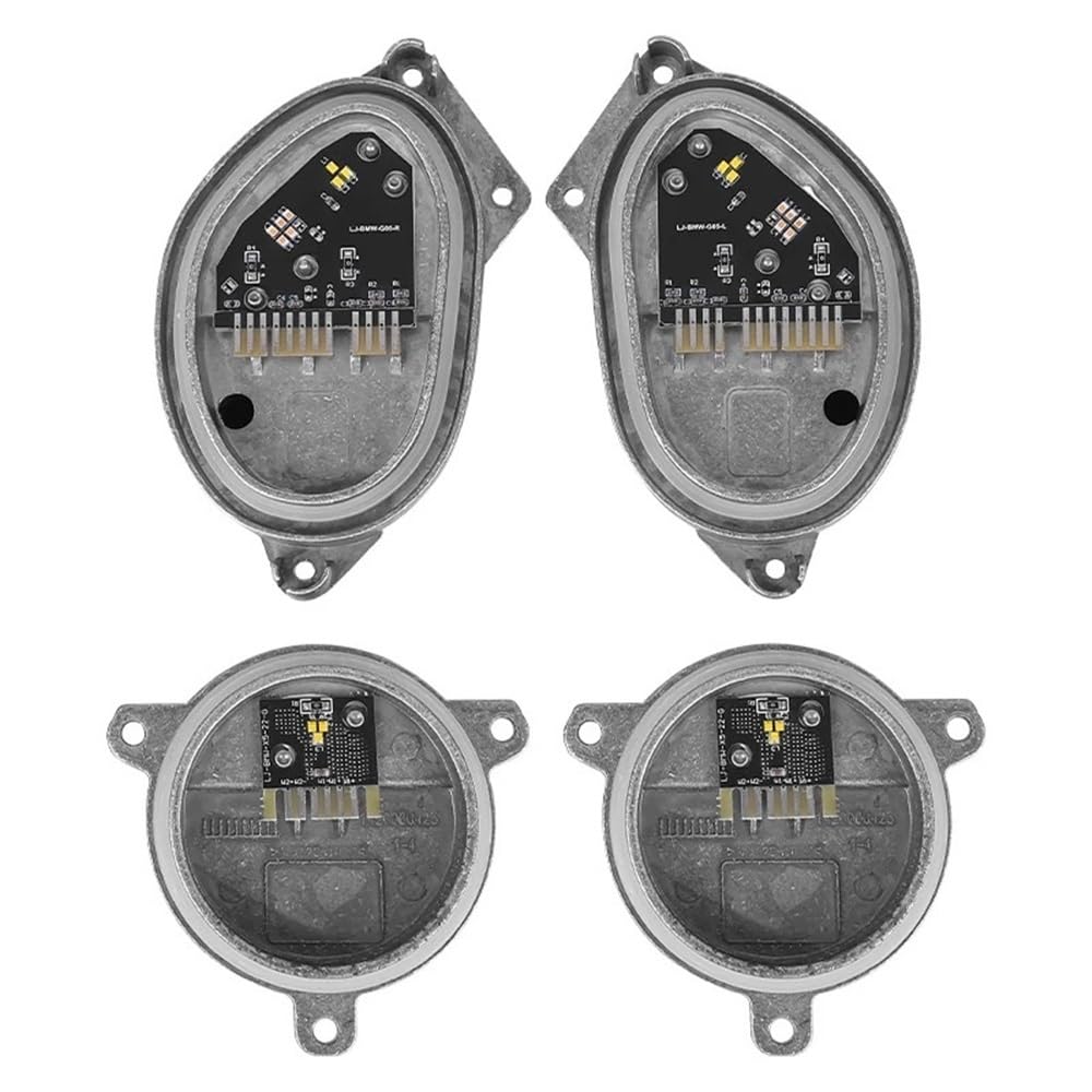 PENGNAQP Tagfahrlicht-Modul Kompatibel mit X5 für G05 X6 G06 40ix 50ix SUV 2020 2021 2022 Gelbe DRL-Module Tageslicht-Scheinwerferplatinen von PENGNAQP