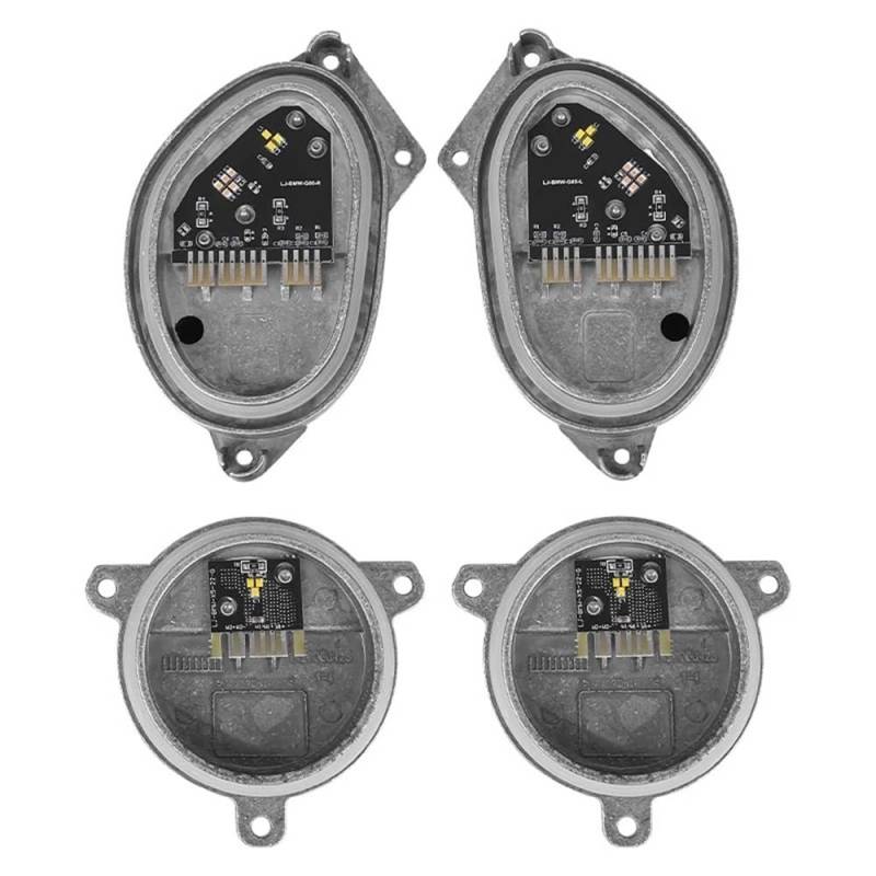 PENGNAQP Tagfahrlicht-Modul Kompatibel mit X5 für G05 X6 G06 40ix 50ix SUV 2020 2021 2022 Gelbe DRL-Module Tageslicht-Scheinwerferplatinen von PENGNAQP