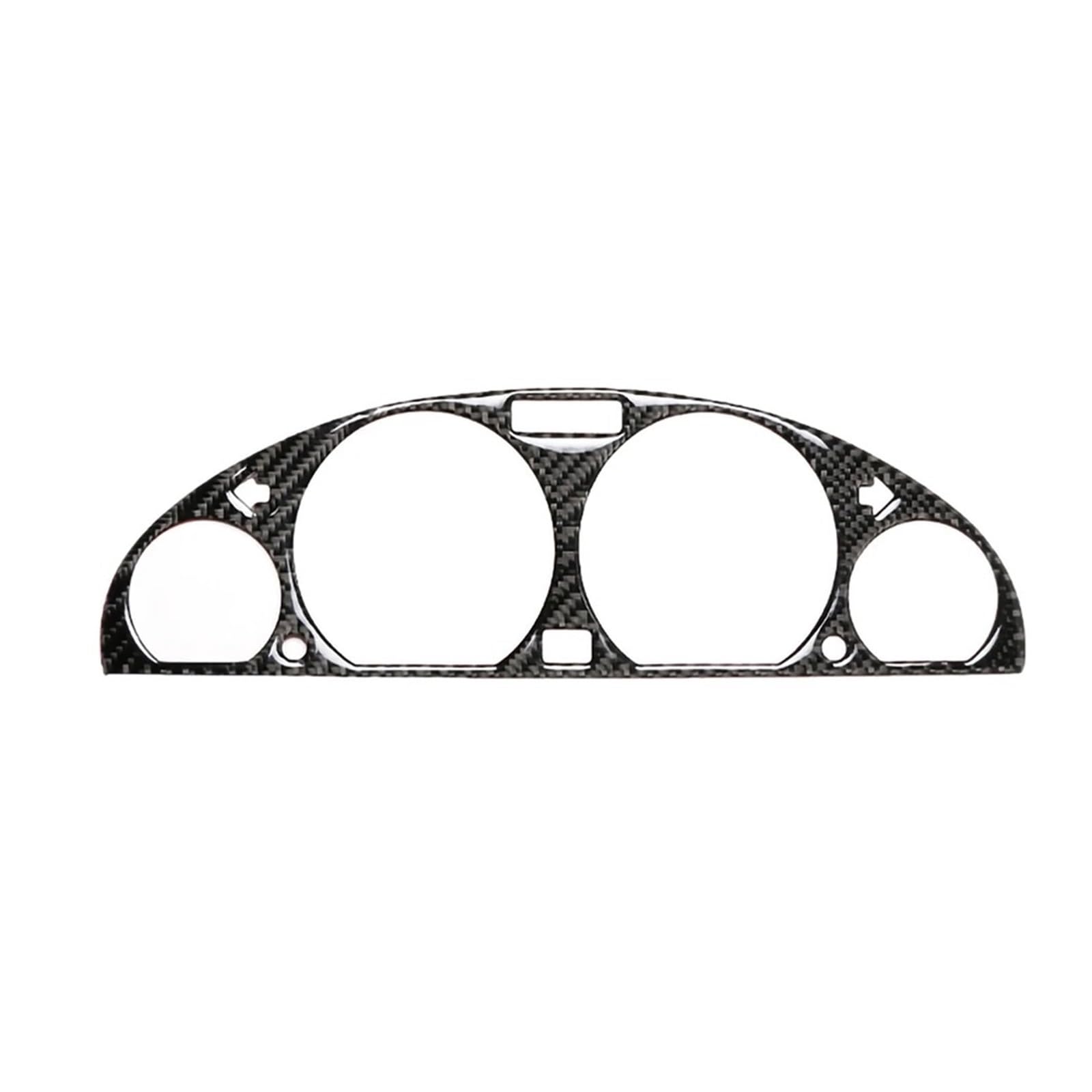 Armaturenbrett-Abdeckung Für 3 E46 Für M3 1998-2005 Carbon Fiber Interne Instrument Panel Dekorative Rahmen Dashboard Abdeckung Aufkleber Mittelkonsolen-Abdeckung von PEPKWELYCB