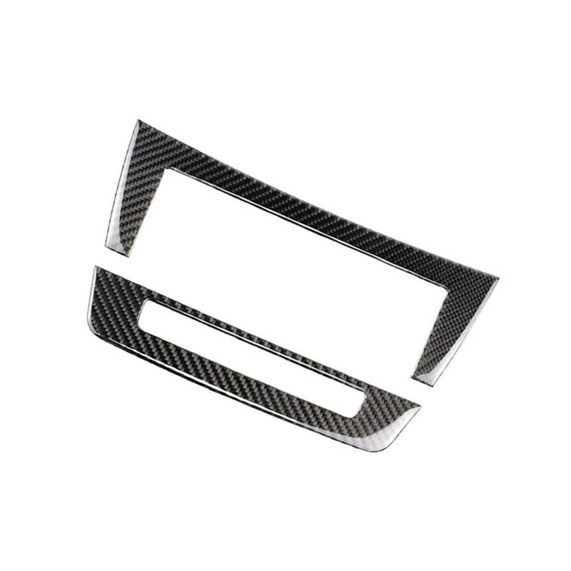 Armaturenbrett-Abdeckung Für Benz C Klasse W204 2010 2011 2012 2013 2X Carbon Faser Auto Konsole CD Panel Trim Mittelkonsolen-Abdeckung von PEPKWELYCB