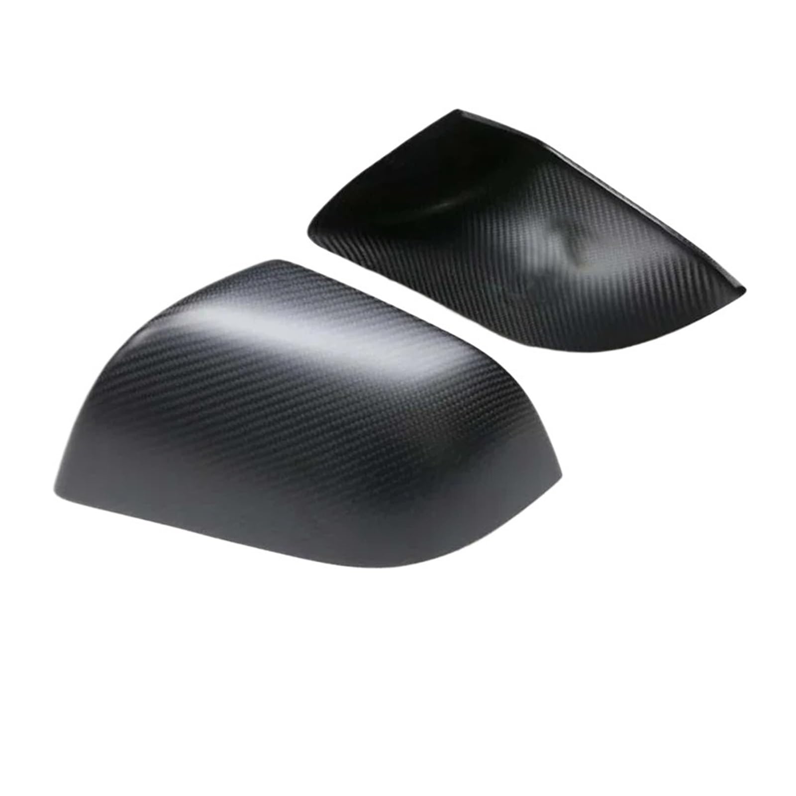 Auto Spiegelkappen Für Tesla Für Modell 3 Carbon Faser Rückspiegel Shell Cover Zufällig Schmieden Licht Matte Waben Hinzufügen Auf 2PCS SeitenspiegelAbdeckungen(Matte) von PEPKWELYCB