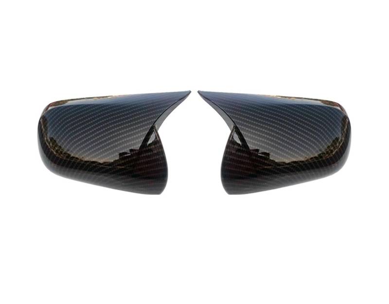 Auto Spiegelkappen Für Toyota Für Mark X Für Reiz 2005-2008 2009 Auto Rückspiegel Seitenspiegel Abdeckung Flügelkappe Außentür Rückansicht Fall Trim Carbon Fiber Look SeitenspiegelAbdeckungen(Type B C von PEPKWELYCB