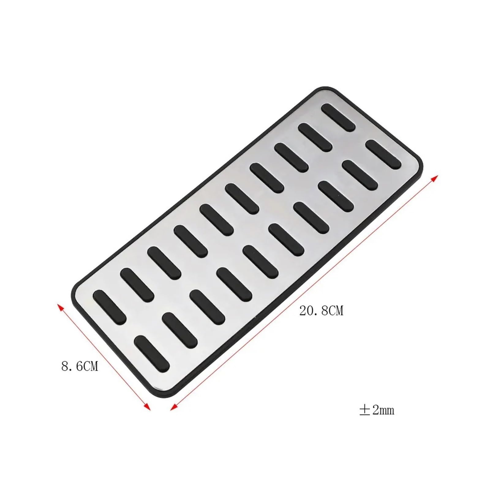 Fußstütze Bremse Für Kia KX7 Für Forte Für XCEED 2018 2019 Gas Kraftstoff Bremspedal Pads Abdeckung Sport Pedale Pedalkappen Abdeckung(1PC Rest) von PEPKWELYCB