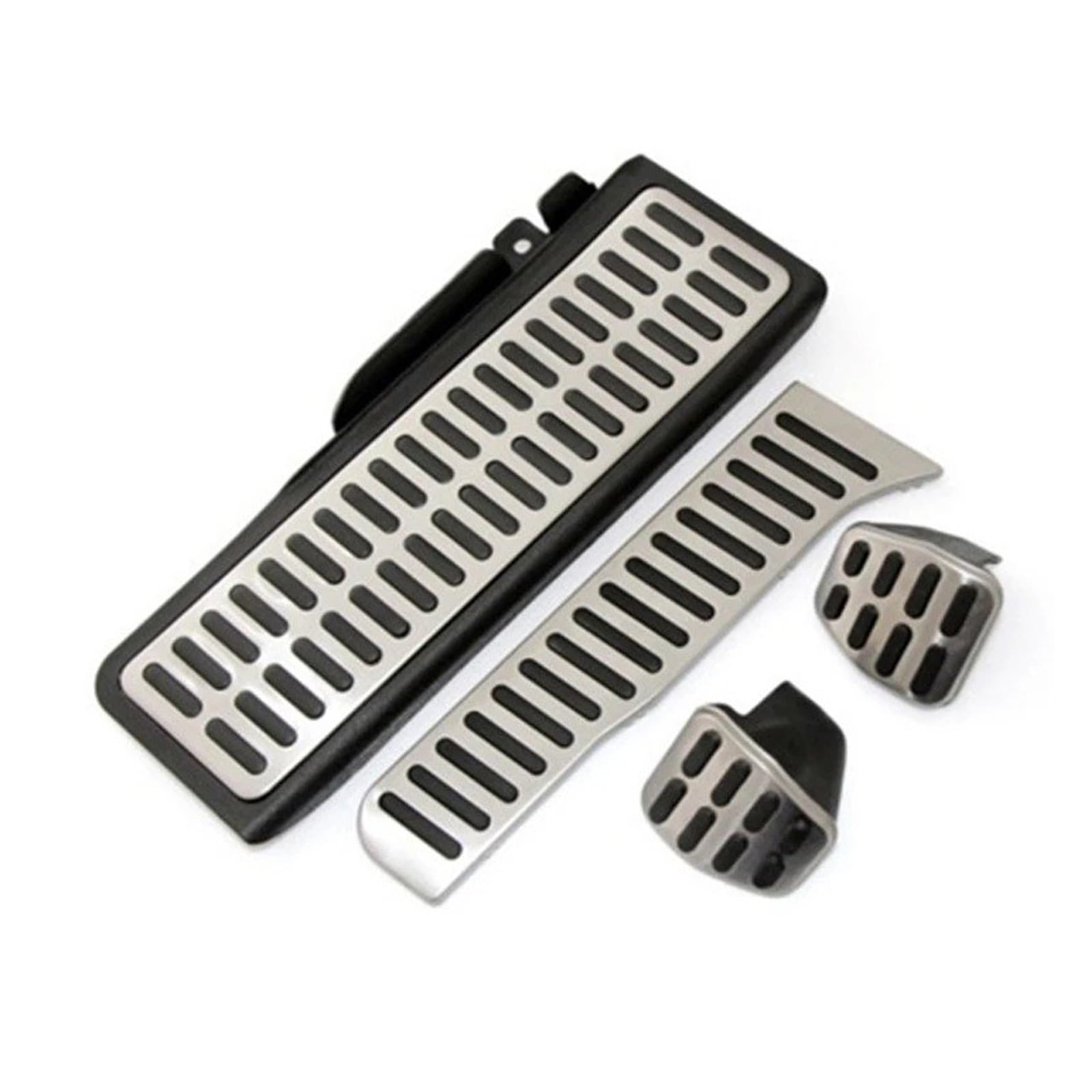 Fußstütze Bremse Für VW Für Seat Für Altea Für Leon Für Toledo Für Skoda Für Octavia A5 Für Superb Für Yeti Autopedalabdeckung Pedalkappen Abdeckung(Style 1 MT 4pcs) von PEPKWELYCB