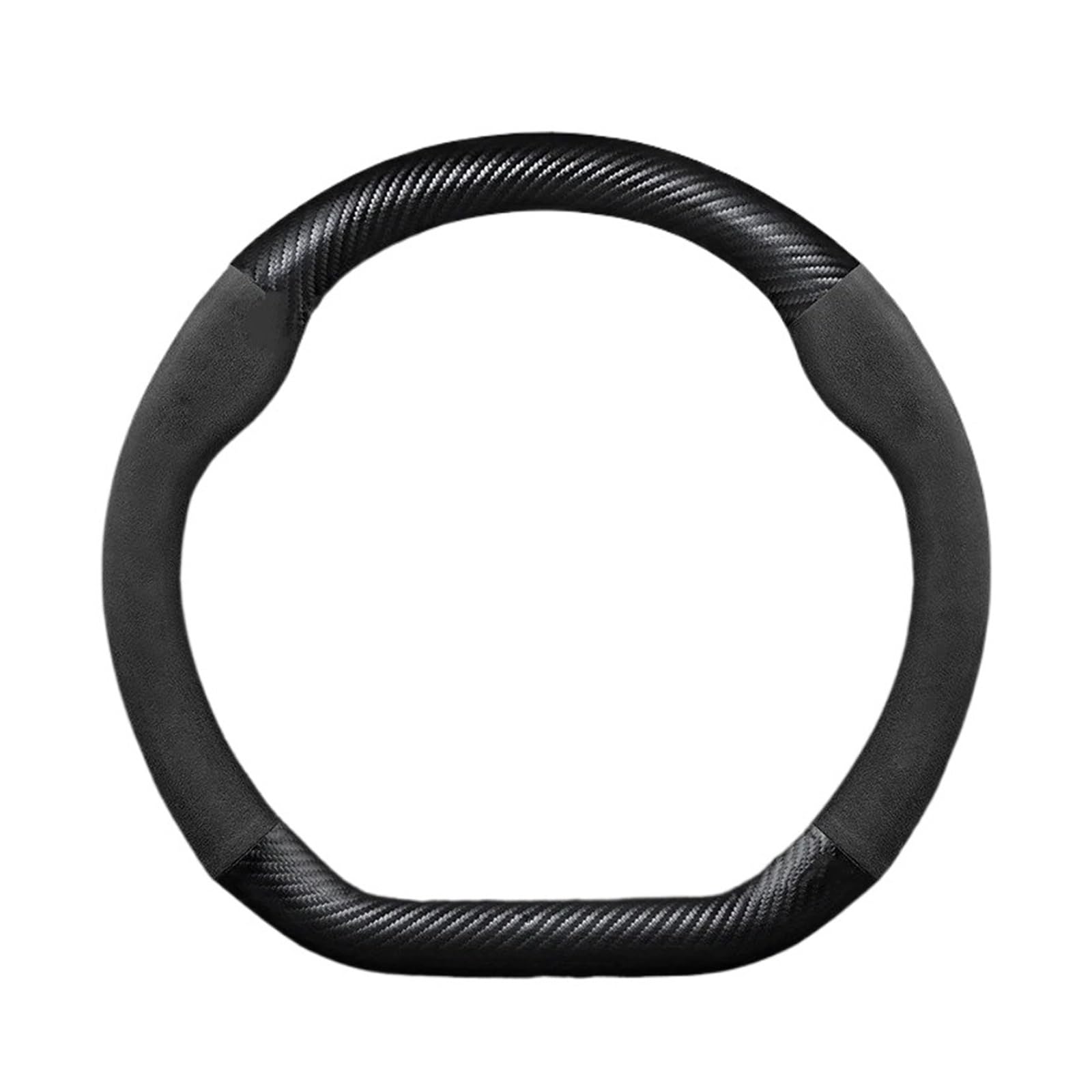 Lenkradbezug Fürs Auto Für W204 Kühlergrill Für Benz C C204 S204 2007-2014 C180 C200 C250 C300 C350 Für AMG Für GT 38 cm rutschfeste Autolenkradabdeckung Auto Lenkradabdeckung(DA Black) von PEPKWELYCB
