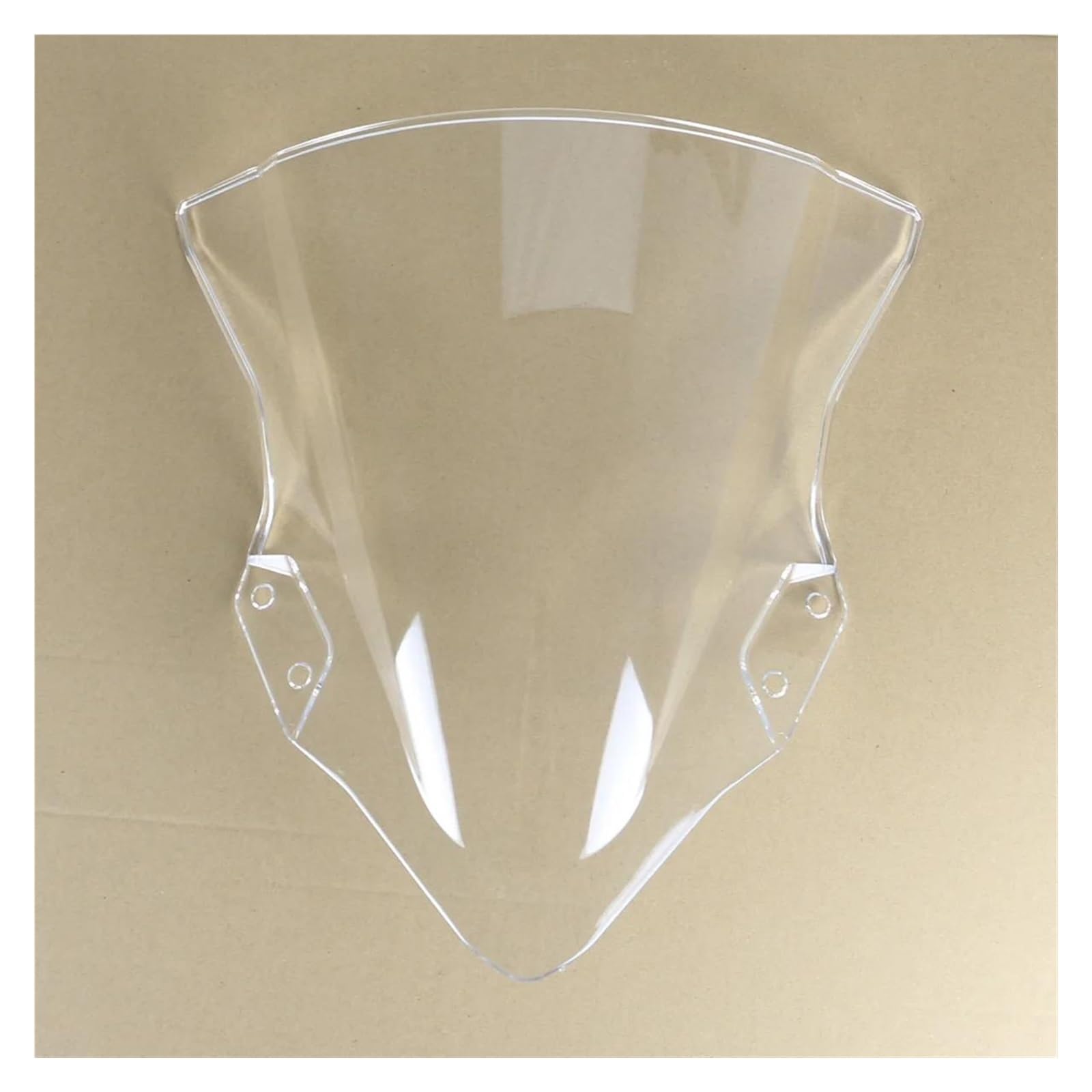 Moto Windschild Für Kawasaki Für Ninja 400 Für EX400 Für Ninja 250 2018 2019 2020 2021 2022 2023 Motorrad Windschutzscheibe Windschutz Double Bubble Windschutz Motorrad Windschild(Clear) von PEPKWELYCB