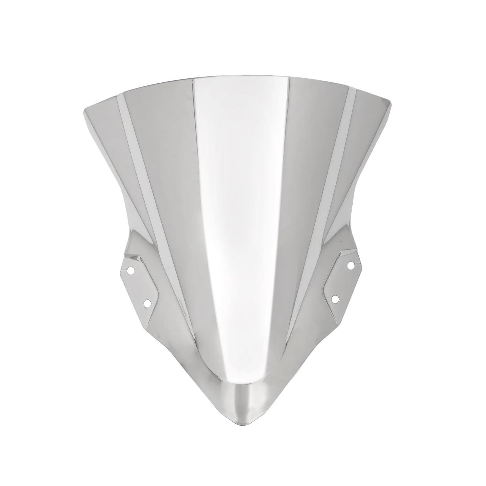 Moto Windschild Für Kawasaki Für Ninja Für 400 2018 2019 2020 2021 2022 ABS Kunststoff Motorrad Windschutzscheibe Windschutzscheibe Motorrad Zubehör Windschutz Motorrad Windschild(Chrome) von PEPKWELYCB