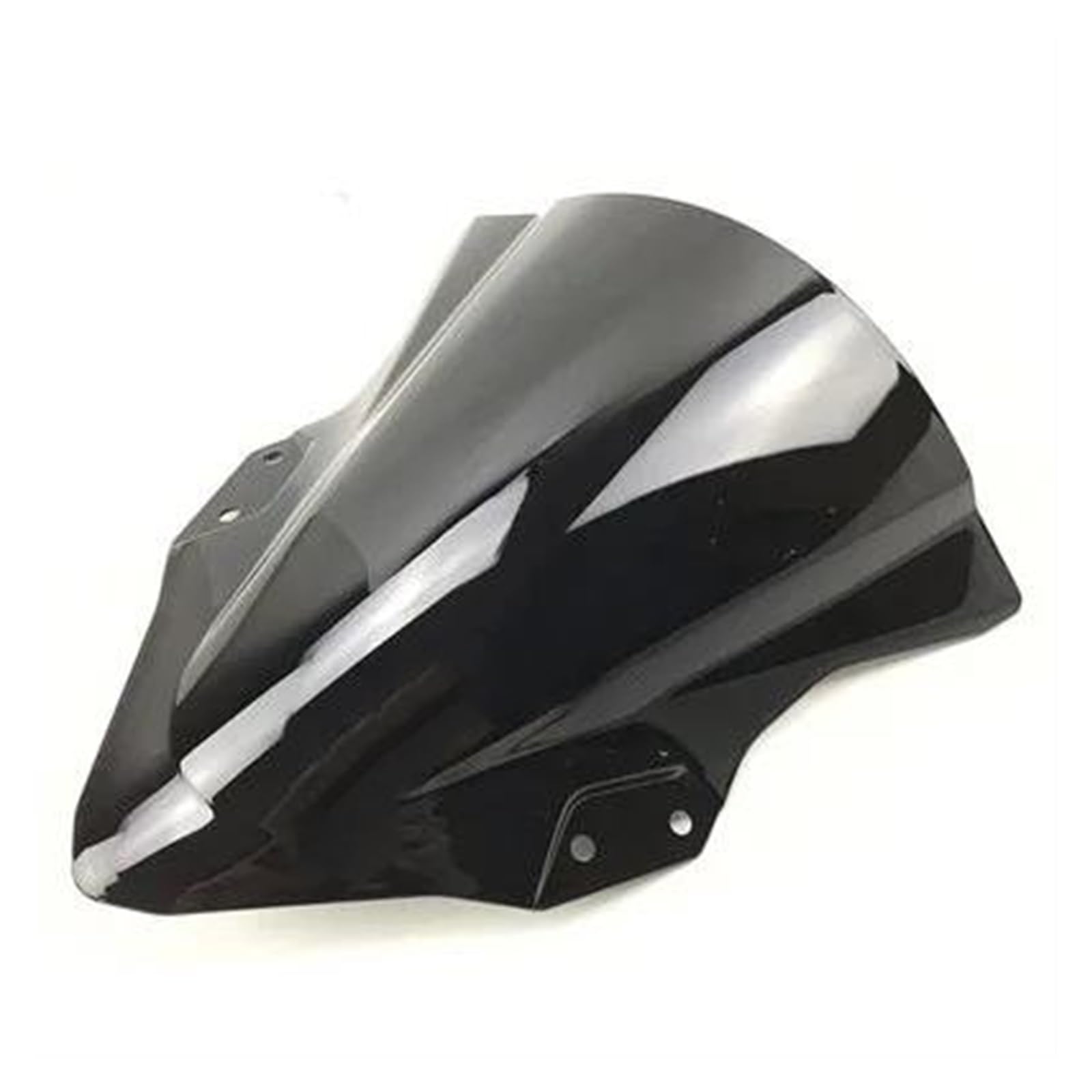 Moto Windschild Für Kawasaki Für Ninja Für 400 Für 250 Ninja400 Für Ninja250 2018 2019 Motorrad Kunststoff Windschutzscheibe Schallwand Windabweiser Windschutz Motorrad Windschild(Black) von PEPKWELYCB